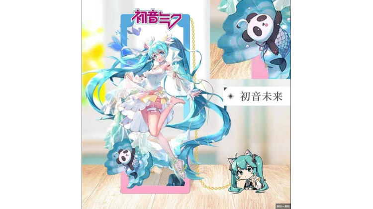 Hatsune Miku Metal Kitap Ayracı Model 6