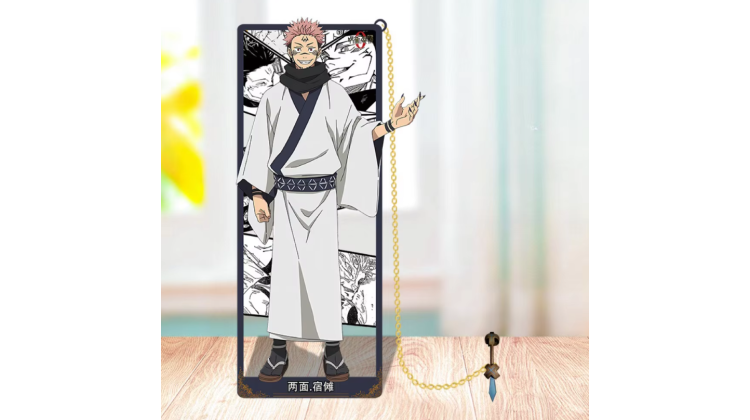 Jujutsu Kaisen - Sukuna Metal Kitap Ayracı Model 1