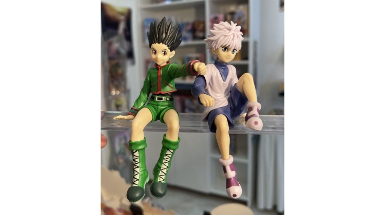 Hunter x Hunter - Gon ve Killua Oturan Figür (Replika) 