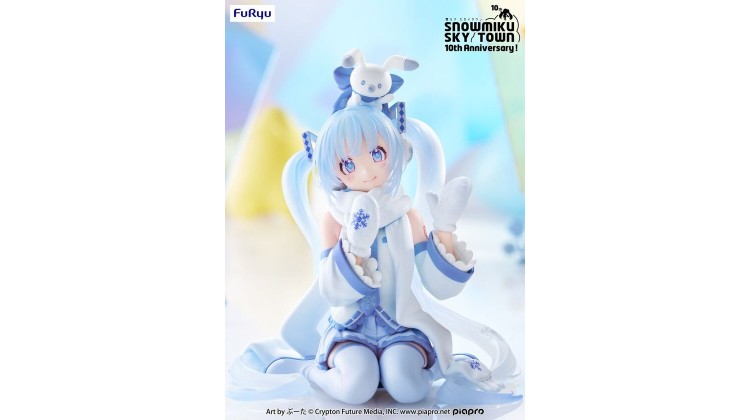 Hatsune Miku - Rabbit Yukine - Noodle Stopper Figür - Snow, Sky Town 10th ver. 