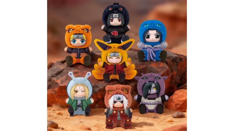 Naruto Shippuuden EAKİ Labubu Series 2 Peluş Orijinal -Set -